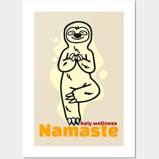 holy wellness namaste Posters and Art